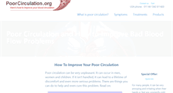 Desktop Screenshot of poorcirculation.org